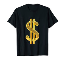 Load image into Gallery viewer, Funny shirts V-neck Tank top Hoodie sweatshirt usa uk au ca gifts for Metallic Gold Money Sign Dollar Bills Moolah T- Shirt 567636