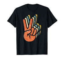 Load image into Gallery viewer, Hippie Peace T-Shirt 60s 70s Tie Dye Hippie Shirt Tee Gift