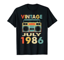 Load image into Gallery viewer, Funny shirts V-neck Tank top Hoodie sweatshirt usa uk au ca gifts for Vintage July 1986 Tshirt Retro 33rd Birthday Gifts 786623