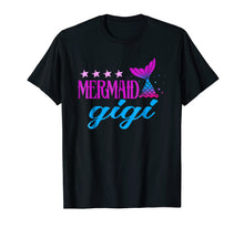 Load image into Gallery viewer, Mermaid-Gigi Grandma Short Sleeve Womens Shirts Gifts