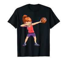 Load image into Gallery viewer, Funny shirts V-neck Tank top Hoodie sweatshirt usa uk au ca gifts for Dabbing Basketball T Shirt Girl Dab Dance T-shirt Gifts Tees 1527122