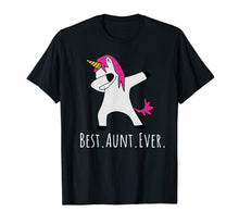 Load image into Gallery viewer, Funny shirts V-neck Tank top Hoodie sweatshirt usa uk au ca gifts for Best Aunt Ever Dabbing Unicorn T-Shirt 489830