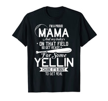 Load image into Gallery viewer, Funny shirts V-neck Tank top Hoodie sweatshirt usa uk au ca gifts for Proud Mama Baseball Shirt Funny Mom Of Baseball Player Gifts 181100
