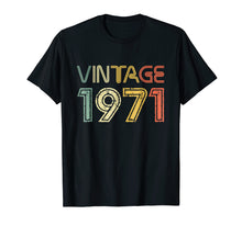 Load image into Gallery viewer, Vintage 1971 48 Years Old Gift Birthday T-Shirts