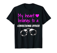 Load image into Gallery viewer, Funny shirts V-neck Tank top Hoodie sweatshirt usa uk au ca gifts for Correctional Officer Wife T Shirt Corrections Girlfriend Tee 2791316