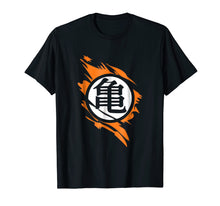 Load image into Gallery viewer, Goku Kame Symbol Ripped T Shirt