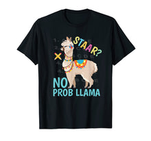 Load image into Gallery viewer, Funny shirts V-neck Tank top Hoodie sweatshirt usa uk au ca gifts for STAAR Test No Prob Llama Teacher Exam Testing T-Shirt Gifts 2047531