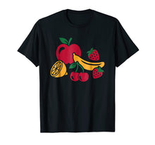 Load image into Gallery viewer, Funny shirts V-neck Tank top Hoodie sweatshirt usa uk au ca gifts for Fruits with apple, banana, cherry and strawberries T-Shirt 2227652