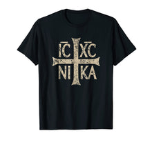 Load image into Gallery viewer, Funny shirts V-neck Tank top Hoodie sweatshirt usa uk au ca gifts for IC XC NIKA Cross Christogram Orthodox Christian T-Shirt 1541641