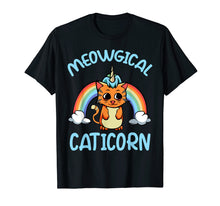Load image into Gallery viewer, Funny shirts V-neck Tank top Hoodie sweatshirt usa uk au ca gifts for Meowgical Caticorn Cat Lover Cute Unicorn Animal T-shirt 3103864