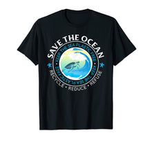 Load image into Gallery viewer, Funny shirts V-neck Tank top Hoodie sweatshirt usa uk au ca gifts for Save The Ocean Keep The Sea Plastic Free Turtle Lover Tshirt 1571240
