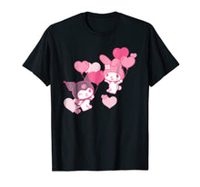 Load image into Gallery viewer, My Melody And Kuromi Valentine's Day Hearts Tee Shirt