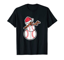Load image into Gallery viewer, Funny shirts V-neck Tank top Hoodie sweatshirt usa uk au ca gifts for Dabbing Snowman Baseball T-Shirt Christmas Pajama Shirt 1847659