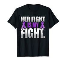 Load image into Gallery viewer, Funny shirts V-neck Tank top Hoodie sweatshirt usa uk au ca gifts for Her Fight Is My Fight Hodgkin's Lymphoma Violet Ribbon T Shi 3975934