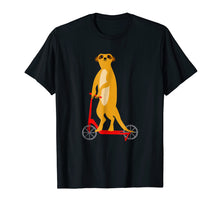 Load image into Gallery viewer, Funny shirts V-neck Tank top Hoodie sweatshirt usa uk au ca gifts for Meerkat Riding Scooter T Shirt For Men Women Boys Girls 1358754