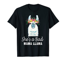 Load image into Gallery viewer, Funny shirts V-neck Tank top Hoodie sweatshirt usa uk au ca gifts for She Is A Bad Mama Llama T shirt 688298