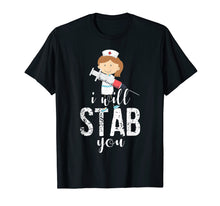 Load image into Gallery viewer, Funny shirts V-neck Tank top Hoodie sweatshirt usa uk au ca gifts for I Will Stab You Funny Halloween Ghost Pumpkin Nurse T Shirt 3507922