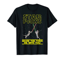 Load image into Gallery viewer, Funny shirts V-neck Tank top Hoodie sweatshirt usa uk au ca gifts for Star Paws Meow Shirt Funny Gifts For Cats Lovers T-Shirt 3077699