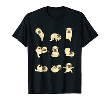 Load image into Gallery viewer, Funny shirts V-neck Tank top Hoodie sweatshirt usa uk au ca gifts for Funny Pug Yoga Positions T-Shirt 999877