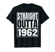 Load image into Gallery viewer, Funny shirts V-neck Tank top Hoodie sweatshirt usa uk au ca gifts for Straight Outta 1962 T-shirt 57th Funny Birthday Gifts Tees 406970
