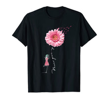 Load image into Gallery viewer, Never give up t-shirt Breast Cancer daisy flower woman T-Shirt 165553