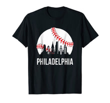 Load image into Gallery viewer, Funny shirts V-neck Tank top Hoodie sweatshirt usa uk au ca gifts for Philadelphia Downtown Baseball Philly Skyline T-Shirt 600316