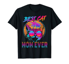 Load image into Gallery viewer, Funny shirts V-neck Tank top Hoodie sweatshirt usa uk au ca gifts for Vintage 80s Best Cat Mom Ever T-Shirt Funny Mothers Day Gift 292104