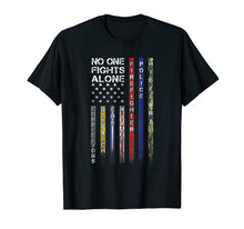 Load image into Gallery viewer, Funny shirts V-neck Tank top Hoodie sweatshirt usa uk au ca gifts for No One Fights Alone Proud Job TShirt 266024