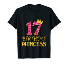 Load image into Gallery viewer, Funny shirts V-neck Tank top Hoodie sweatshirt usa uk au ca gifts for Crown 17th Birthday Princess Girl Shirt 17 Years Old Gifts 2989344
