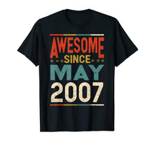 Load image into Gallery viewer, Funny shirts V-neck Tank top Hoodie sweatshirt usa uk au ca gifts for Awesome Since May 2007 Shirt 2007 12th Birthday Shirt 3532337