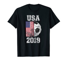 Load image into Gallery viewer, USA Flag 2019 France - Women's World Soccer Tournament Tee 66725