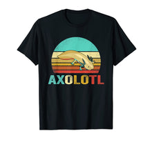 Load image into Gallery viewer, Funny shirts V-neck Tank top Hoodie sweatshirt usa uk au ca gifts for Vintage Axolotl Shirt Sunset 1363013