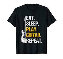 Load image into Gallery viewer, Funny shirts V-neck Tank top Hoodie sweatshirt usa uk au ca gifts for Eat Sleep Play Guitar Repeat T-Shirt 1911807