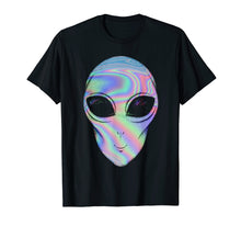 Load image into Gallery viewer, Funny shirts V-neck Tank top Hoodie sweatshirt usa uk au ca gifts for Alien Head Holographic Glow Effect T Shirt 2192540