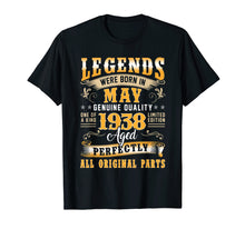 Load image into Gallery viewer, Funny shirts V-neck Tank top Hoodie sweatshirt usa uk au ca gifts for May 1938 81st Birthday Gift 81 Year Old Men Women Shirt 2574986