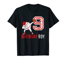 Load image into Gallery viewer, Funny shirts V-neck Tank top Hoodie sweatshirt usa uk au ca gifts for 9 Years Old Baseball Boy Born 2009 9th Ninth Birthday Shirt 527736