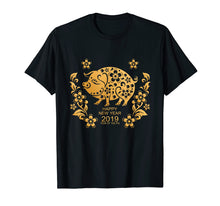 Load image into Gallery viewer, Funny shirts V-neck Tank top Hoodie sweatshirt usa uk au ca gifts for 2019 Happy New Year Shirt, Chinese Zodiac Pig Year T-Shirt 1374520