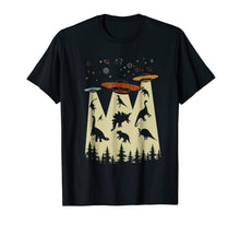 Load image into Gallery viewer, Vintage Dinosaur Alien Abduction T-shirt Funny Alien Shirt 330902