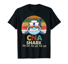 Load image into Gallery viewer, Funny shirts V-neck Tank top Hoodie sweatshirt usa uk au ca gifts for Retro Vintage CNA Shark Doo Doo Doo Tshirt Funny Nurse Gifts 1490016