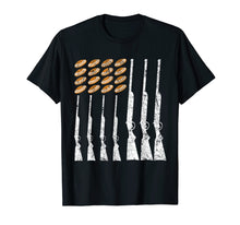 Load image into Gallery viewer, Funny shirts V-neck Tank top Hoodie sweatshirt usa uk au ca gifts for TRAP SHOOTING CLAY PIGEON AMERICAN FLAG DISTRESSED T-SHIRT 1199377