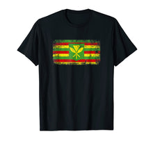 Load image into Gallery viewer, Funny shirts V-neck Tank top Hoodie sweatshirt usa uk au ca gifts for Kanaka Maoli Hawaii Flag Hawaiian Pride Distressed T-Shirt 2782397
