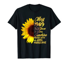Load image into Gallery viewer, Being Sunshine T-Shirt 30th Birthday Gifts May 1989