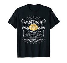 Load image into Gallery viewer, Funny shirts V-neck Tank top Hoodie sweatshirt usa uk au ca gifts for Vintage 1954 65th Birthday All Original Parts Gift T-Shirt 2791051