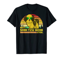 Load image into Gallery viewer, Vintage Best Shih Tzu Mom Ever Dog Mommy Mother T-Shirt 1245271