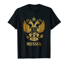 Load image into Gallery viewer, Funny shirts V-neck Tank top Hoodie sweatshirt usa uk au ca gifts for Proud Russia Arms Of Coat Russian Emblem Flag T-shirt 2274734