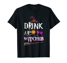 Load image into Gallery viewer, Funny shirts V-neck Tank top Hoodie sweatshirt usa uk au ca gifts for Drink up Witches T-shirt Funny Halloween 1120365