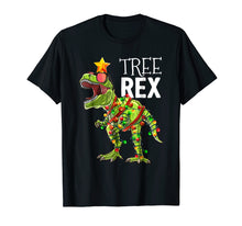 Load image into Gallery viewer, Funny shirts V-neck Tank top Hoodie sweatshirt usa uk au ca gifts for Tree Rex Christmas Shirt T Rex Dinosaur Christmas Gift Boys 855261