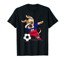 Load image into Gallery viewer, Funny shirts V-neck Tank top Hoodie sweatshirt usa uk au ca gifts for Dog Dabbing Haiti Soccer Jersey Shirt Haitian Football Gifts 250546