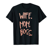 Load image into Gallery viewer, Funny shirts V-neck Tank top Hoodie sweatshirt usa uk au ca gifts for Wife Mom Boss Rose Gold Glittery Shirt 779410