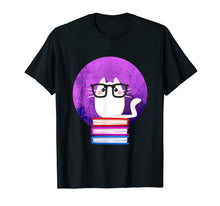 Load image into Gallery viewer, Funny shirts V-neck Tank top Hoodie sweatshirt usa uk au ca gifts for Nerdy Cat Funny Book Nerd Librarians T-shirt 941505